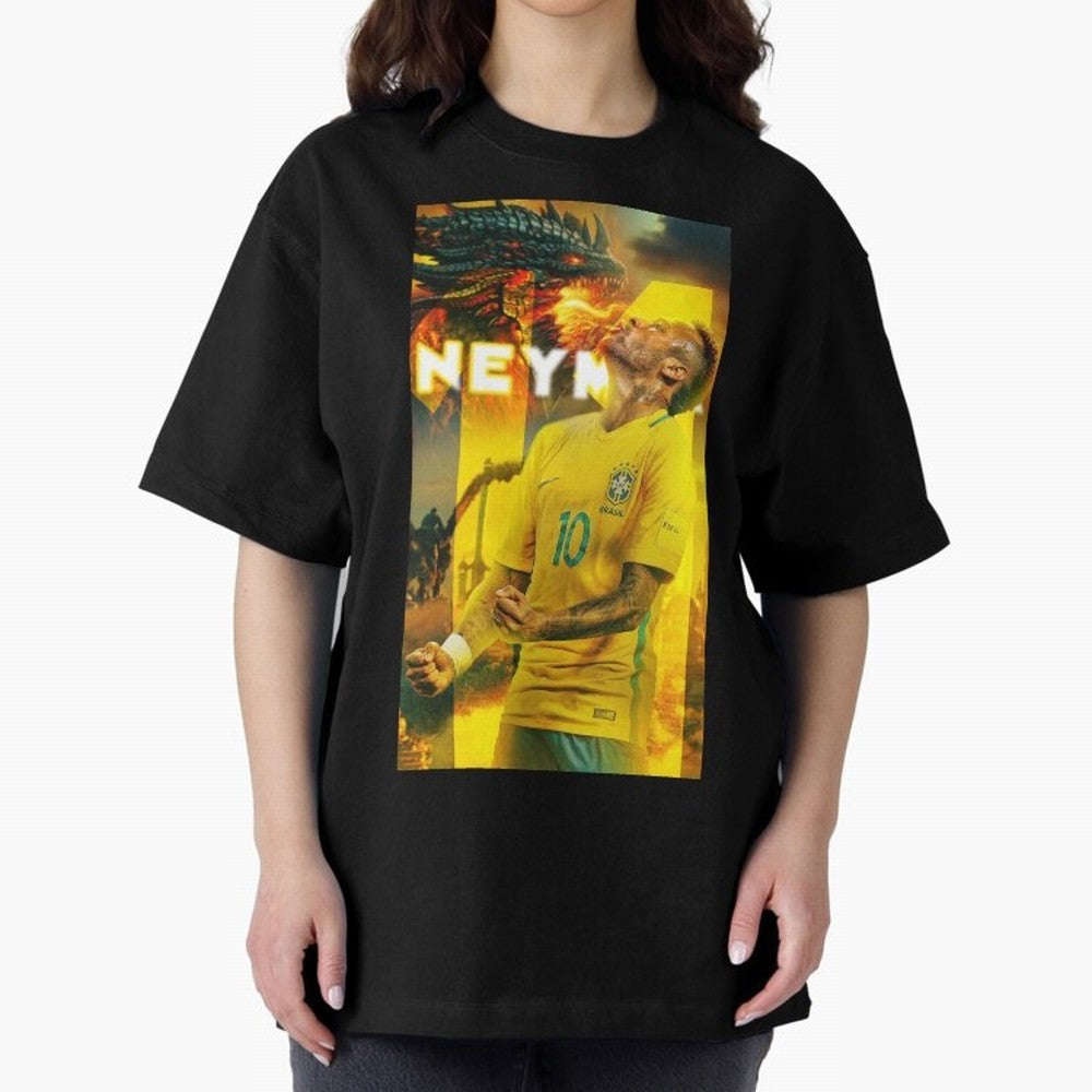 Art Neymar Wallpaper Classic T-Shirt Bring FIFA World Cup 2026 Centered on Messi, Neymar and Mbappe, Argentina, France and Brazil Energy, Global Supporter Spirit, Legendary Goals, National Colors and Tournament Celebration; Created for Match Day