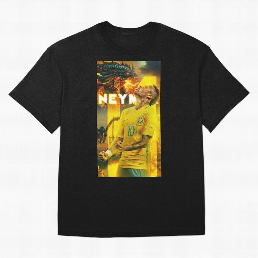 Art Neymar Wallpaper Classic T-Shirt Bring FIFA World Cup 2026 Centered on Messi, Neymar and Mbappe, Argentina, France and Brazil Energy, Global Supporter Spirit, Legendary Goals, National Colors and Tournament Celebration; Created for Match Day