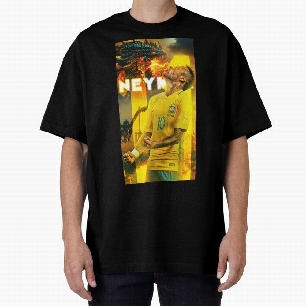 Art Neymar Wallpaper Classic T-Shirt Bring FIFA World Cup 2026 Centered on Messi, Neymar and Mbappe, Argentina, France and Brazil Energy, Global Supporter Spirit, Legendary Goals, National Colors and Tournament Celebration; Created for Match Day