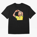 World Cup Neymar Oversized T-Shirt Bring International Match Energy to FIFA World Cup 2026 for Fans of CR7 and Argentina, Bringing Vintage Soccer Flavor, Modern Football Stars, National Flags and Final Night Emotion; Created for Match Day Parties,