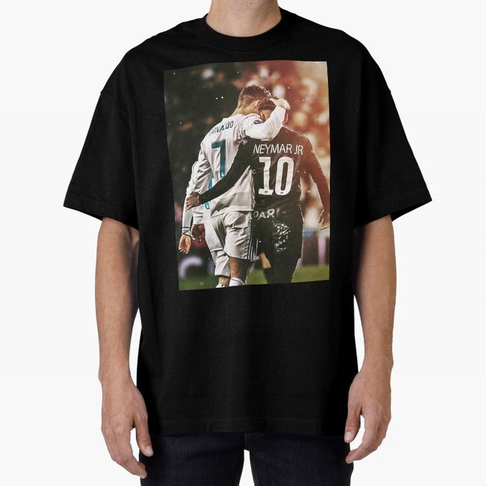 CR7 N Neymar Essential T-Shirt Celebrate Football Dreams Across Global Football Passion for FIFA World Cup 2026 USA Canada Mexico, Filled with Messi, Neymar and Mbappe, Germany, Football Festival Excitement, Trophy Ambitions, Country Rivalries and