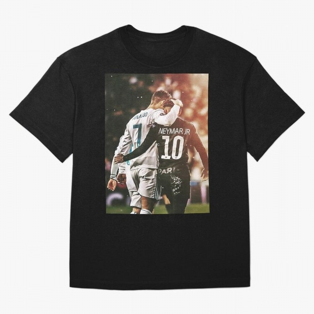 CR7 N Neymar Essential T-Shirt Celebrate Football Dreams Across Global Football Passion for FIFA World Cup 2026 USA Canada Mexico, Filled with Messi, Neymar and Mbappe, Germany, Football Festival Excitement, Trophy Ambitions, Country Rivalries and