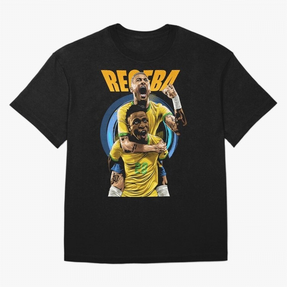 RECEBA Classic T-Shirt Join Supporters Worldwide for Global Football Passion for FIFA World Cup 2026 USA Canada Mexico, Inspired by Cristiano Ronaldo, Haaland and CR7, Germany, Football History, Final Match Energy, Crowd Noise and Once in a