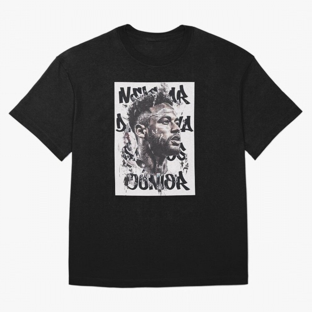 Potrait artistic collage of Neymar Classic T-Shirt Represent the Passion of Match Day Hype around FIFA World Cup 2026, Mbappe and Neymar, France and Portugal, Stadium Memories, Football Loyalty, International Chants and Championship Tradition;