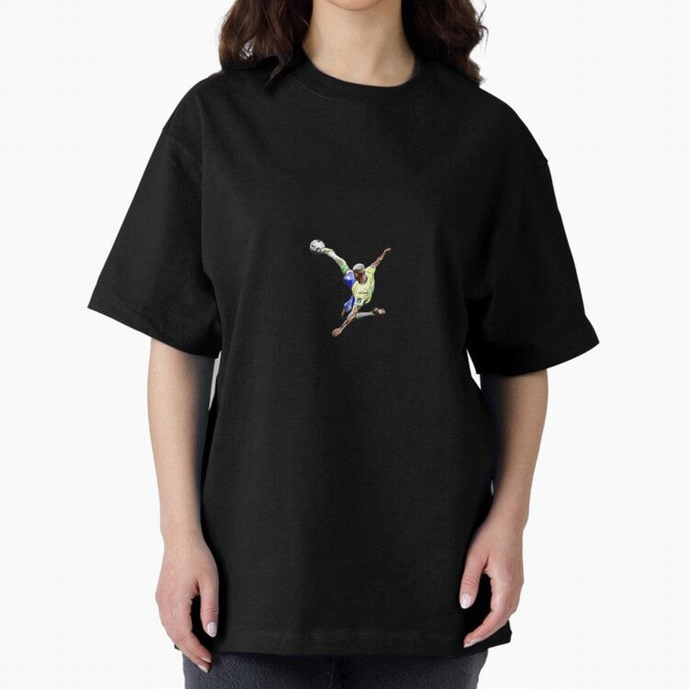 Richarlison best goal Oversized T-Shirt Celebrate Rivalries and Pride in FIFA World Cup 2026 USA Canada Mexico Spirit, Featuring Brazil, CR7, Fan Favorite Moments, National Team Passion, Big Match Drama and Soccer History; Great for Watch Parties,