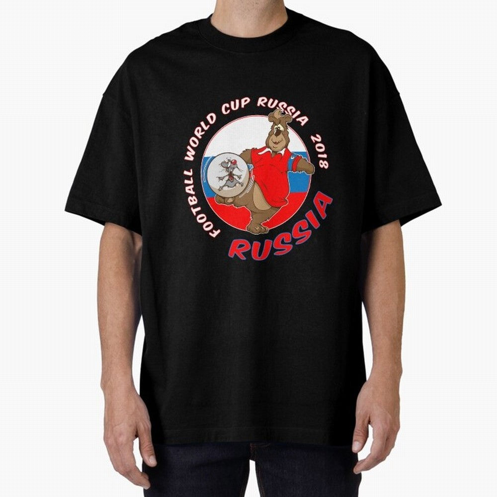 Russia football World Cup Russia 2018 T shirt and merchandise Oversized T-Shirt Discover the FIFA World Cup 2026 USA Canada Mexico Journey through Messi, CR7 and Mbappe Highlights, France Pride, Stadium Chants, National Pride, Trophy Dreams and