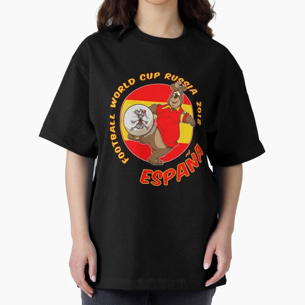 Spain football World Cup Russia 2018 T shirt and merchandise Classic T-Shirt Bring Match Day Fire to FIFA World Cup 2026 Group Stage Spirit, Highlighting England and Germany, Messi and Cristiano Ronaldo, Retro Football Energy, Iconic Rivalries,