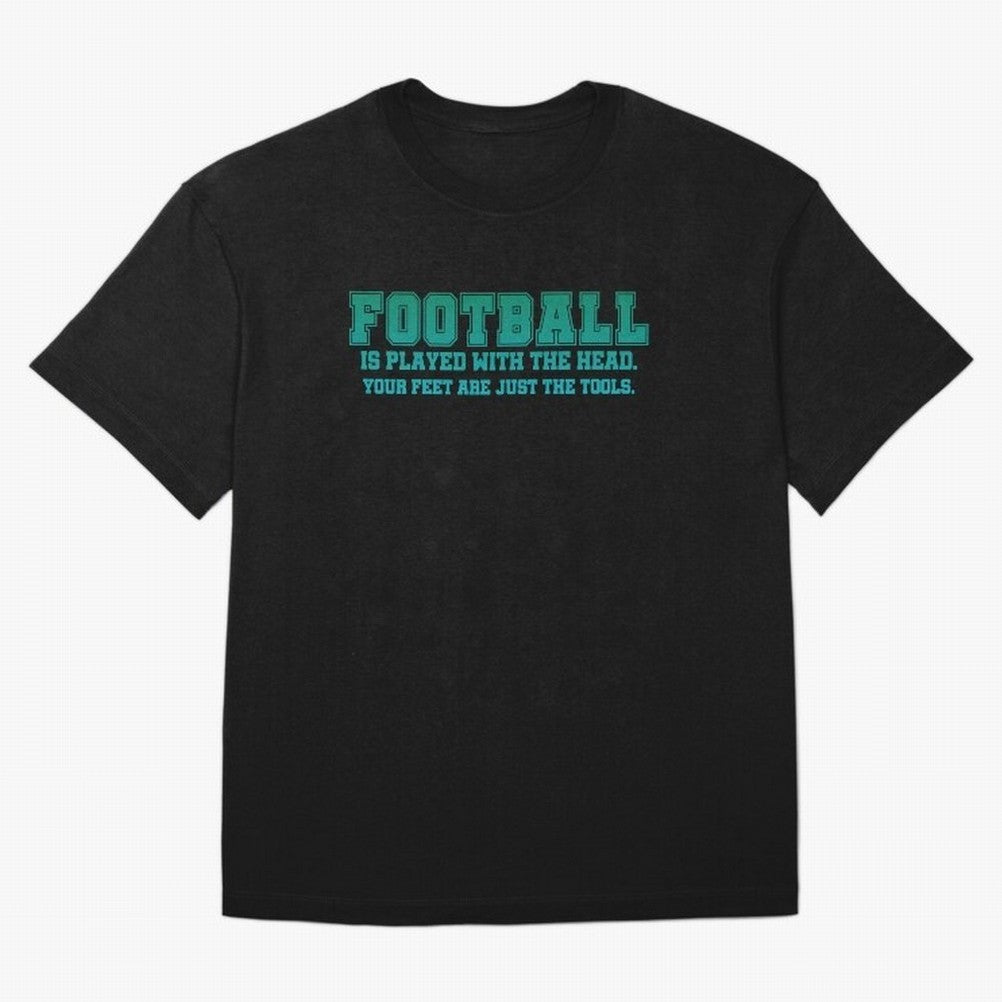 Football is played with the head. Classic T-Shirt Represent FIFA World Cup 2026 Group Stage Spirit, Highlighting Netherlands, Neymar, Game Day Rituals, Football Legends, Country Pride and the Road to the Final; Ideal for Fans Who Follow Messi,