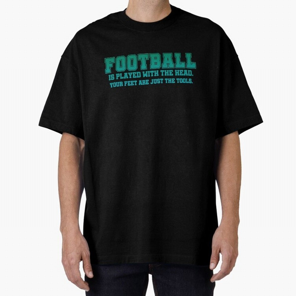 Football is played with the head. Classic T-Shirt Represent FIFA World Cup 2026 Group Stage Spirit, Highlighting Netherlands, Neymar, Game Day Rituals, Football Legends, Country Pride and the Road to the Final; Ideal for Fans Who Follow Messi,