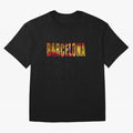 Barcelona city 2 Oversized T-Shirt Celebrate Fan Culture around FIFA World Cup 2026 Spirit, Centered on Argentina, Messi, Football Festival Excitement, Trophy Ambitions, Country Rivalries and Star Player Buzz; Ideal for Football Dads, Football