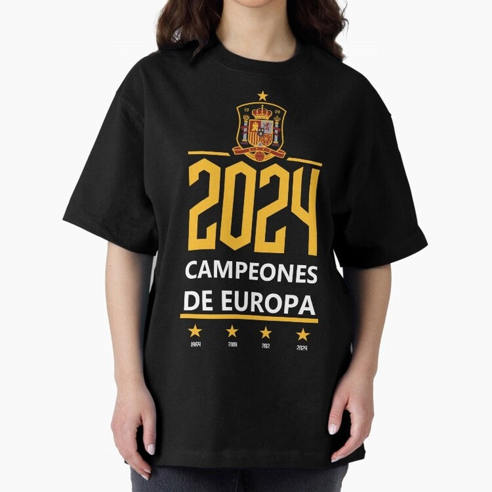 Campeonato Europa 2024 Oversized T-Shirt Follow Every Goal of FIFA World Cup 2026 Group Stage for Fans of Cristiano Ronaldo and Argentina, Bringing Football History, Final Match Energy, Crowd Noise and Once in a Lifetime Moments; Created for Match