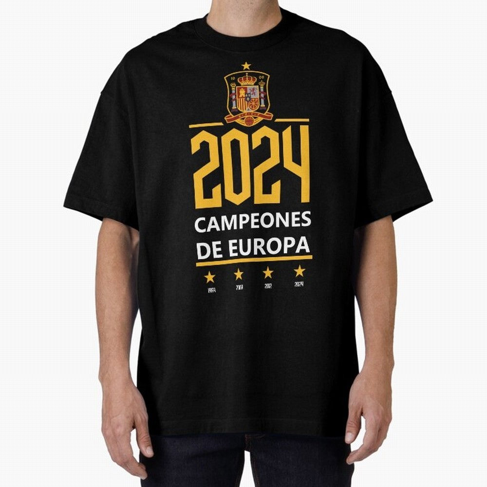 Campeonato Europa 2024 Oversized T-Shirt Follow Every Goal of FIFA World Cup 2026 Group Stage for Fans of Cristiano Ronaldo and Argentina, Bringing Football History, Final Match Energy, Crowd Noise and Once in a Lifetime Moments; Created for Match