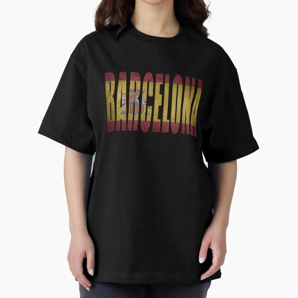 Barcelona city Oversized T-Shirt Make Every Match About the FIFA World Cup 2026 Group Stage Journey through Cristiano Ronaldo, Haaland and CR7 Highlights, Brazil, Portugal and Argentina Pride, Soccer Culture, Superstar Moments, National Team Dreams