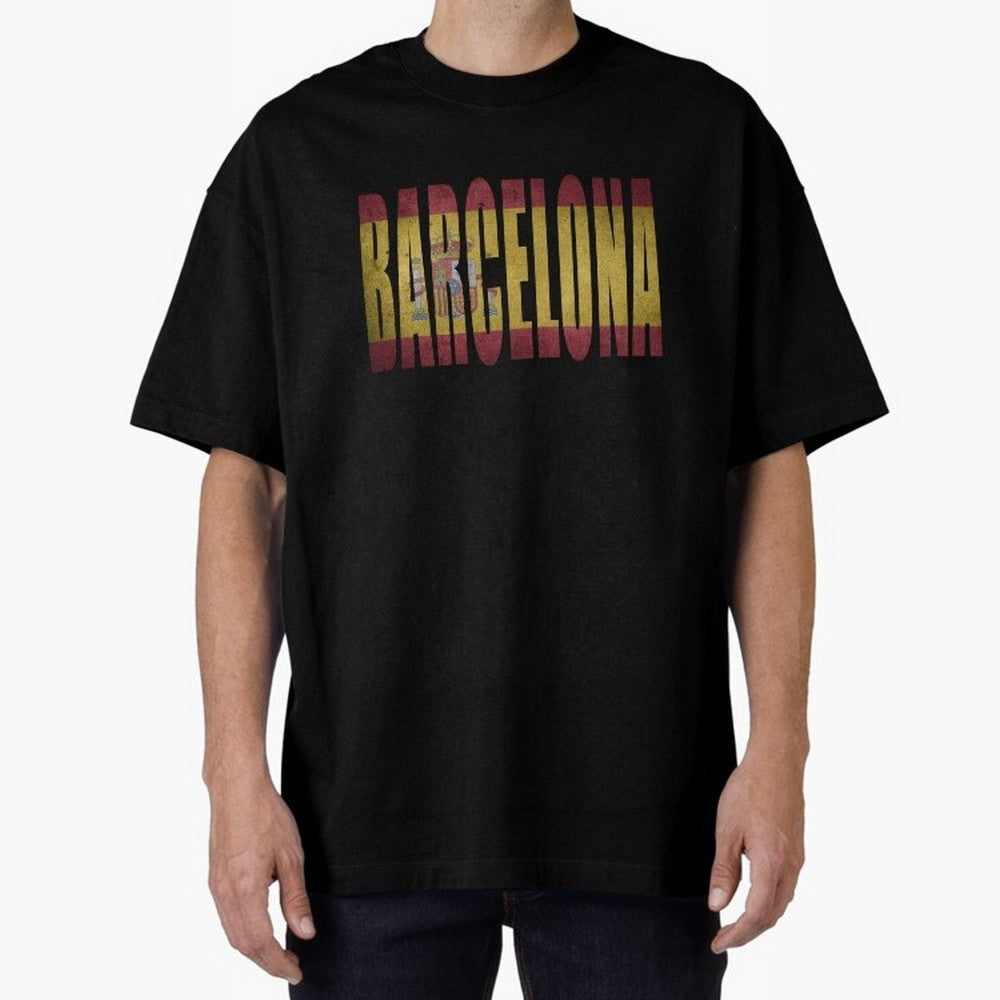 Barcelona city Oversized T-Shirt Make Every Match About the FIFA World Cup 2026 Group Stage Journey through Cristiano Ronaldo, Haaland and CR7 Highlights, Brazil, Portugal and Argentina Pride, Soccer Culture, Superstar Moments, National Team Dreams