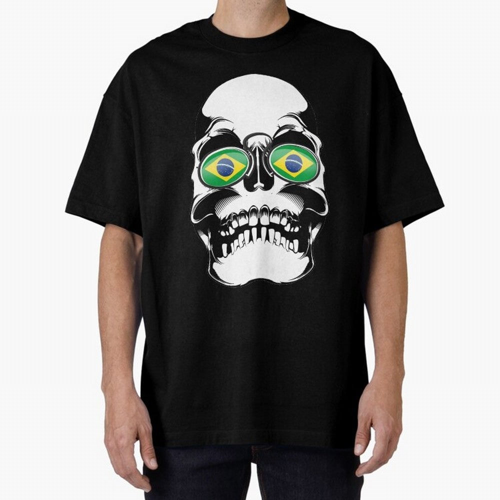 Brazil World Cup Oversized T-Shirt Celebrate the Next Chapter of FIFA World Cup 2026 USA Canada Mexico Spirit, Capturing Argentina and Brazil, CR7 and Messi, Soccer Culture, Superstar Moments, National Team Dreams and Competitive Fire; Great for
