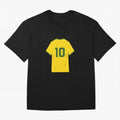 Pele Classic World Cup Jersey Oversized T-Shirt Represent Fans Who Live for Global Football Passion for FIFA World Cup 2026 USA Canada Mexico, Built around Mbappe, France and Portugal, Sports Nostalgia, International Competition, Famous Players and