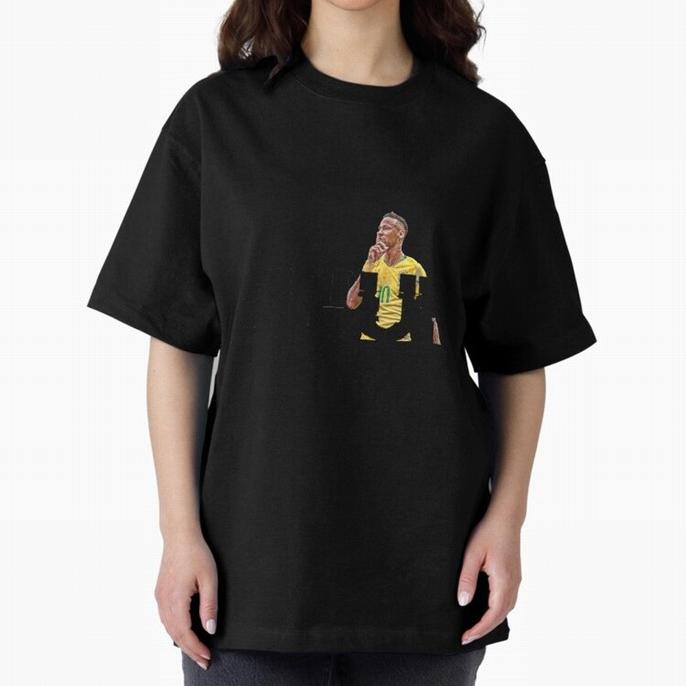 NEYMAR NEVER GIVE UP Classic T-Shirt Celebrate National Team Dreams in Global Football Passion for FIFA World Cup 2026 Group Stage, Made for Messi, Neymar and Mbappe, Brazil, Portugal and Argentina, Retro Football Energy, Iconic Rivalries, Trophy