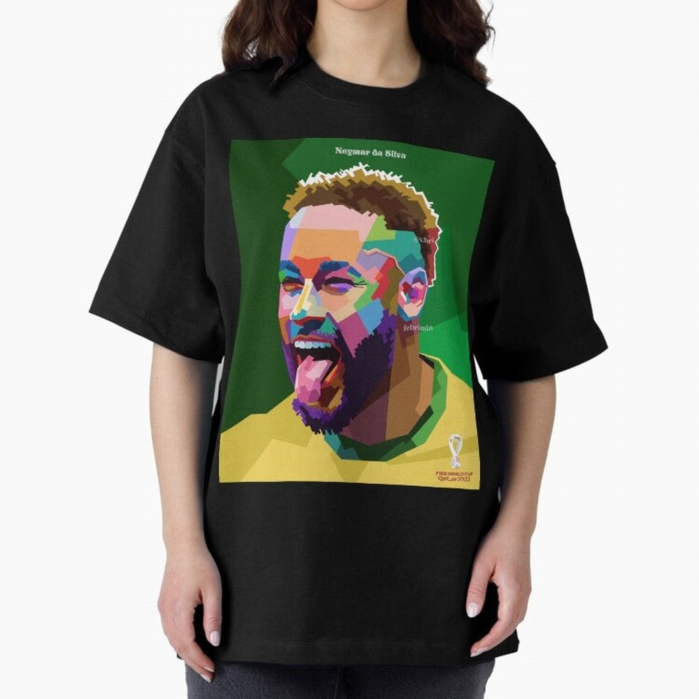 Neymar Brazil World Cup 2022 Pop Art Classic T-Shirt Follow FIFA World Cup 2026 USA Canada Mexico Featuring Messi and Cristiano Ronaldo, Argentina Energy, Football Passion, Legendary Performances, Festival Vibes and Supporter Community; Ideal for