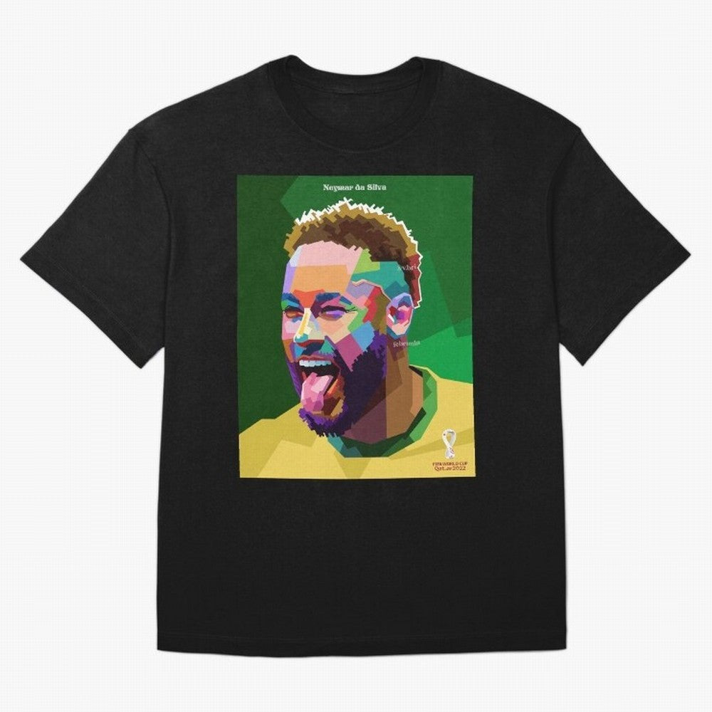 Neymar Brazil World Cup 2022 Pop Art Classic T-Shirt Follow FIFA World Cup 2026 USA Canada Mexico Featuring Messi and Cristiano Ronaldo, Argentina Energy, Football Passion, Legendary Performances, Festival Vibes and Supporter Community; Ideal for