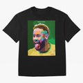 Neymar Brazil World Cup 2022 Pop Art Classic T-Shirt Follow FIFA World Cup 2026 USA Canada Mexico Featuring Messi and Cristiano Ronaldo, Argentina Energy, Football Passion, Legendary Performances, Festival Vibes and Supporter Community; Ideal for