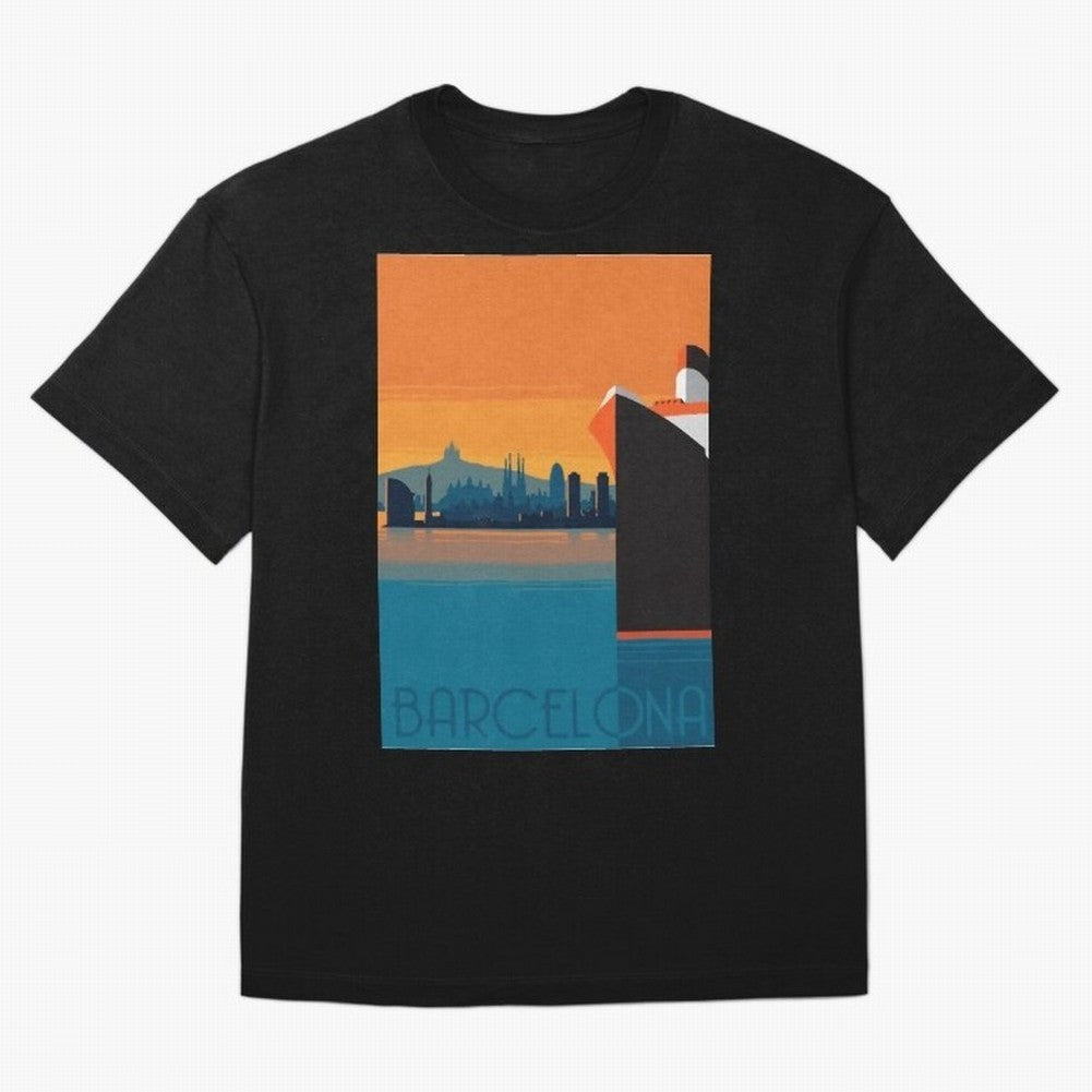 Barcelona Spain Travel Classic T-Shirt Bring Bold Fan Energy to FIFA World Cup 2026 Group Stage Spirit, Built around France and Portugal, Messi and Cristiano Ronaldo, Global Supporter Spirit, Legendary Goals, National Colors and Tournament