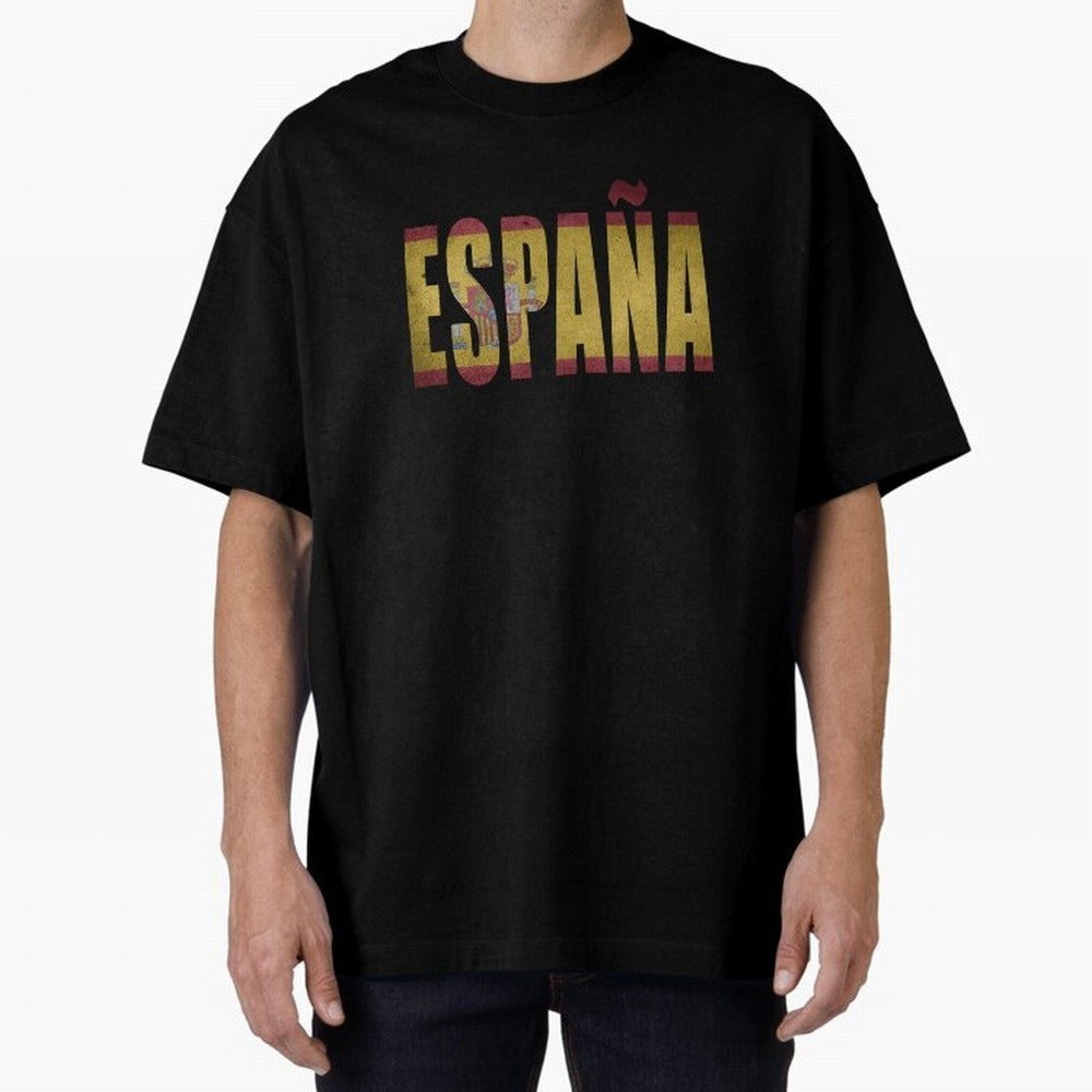 Espa?a Oversized T-Shirt Celebrate the Road through Match Day Hype around FIFA World Cup 2026 USA Canada Mexico, Cristiano Ronaldo, Germany, Tournament Hype, Historic Matchups, Family Viewing Parties and Global Sports Pride; Made for Collectors Who