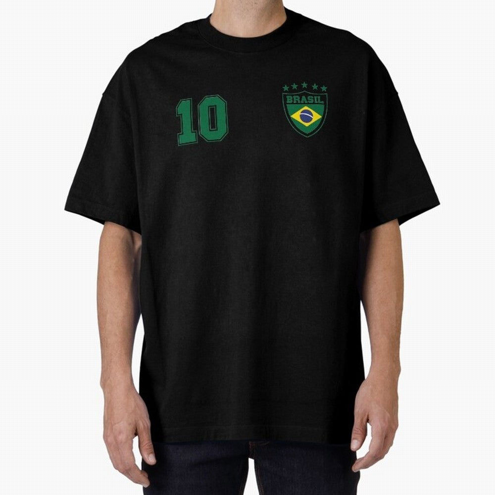 Classic Brasil Soccer No. 10 Brazil World Jersey Cup T Shirt Classic T-Shirt Elevate FIFA World Cup 2026 Group Stage for Fans of Haaland and Spain and Netherlands, Bringing Classic Soccer Heritage, Championship Pressure, Fan Loyalty and