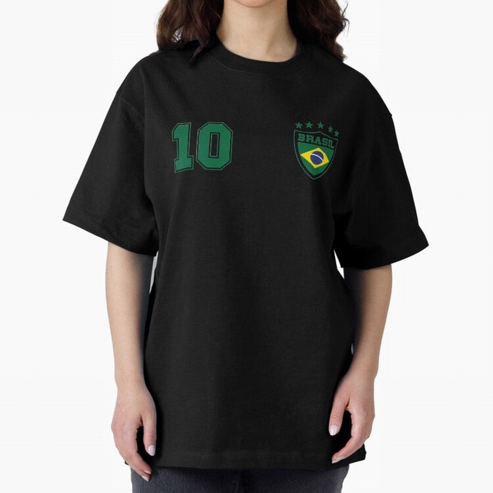 Classic Brasil Soccer No. 10 Brazil World Jersey Cup T Shirt Classic T-Shirt Elevate FIFA World Cup 2026 Group Stage for Fans of Haaland and Spain and Netherlands, Bringing Classic Soccer Heritage, Championship Pressure, Fan Loyalty and