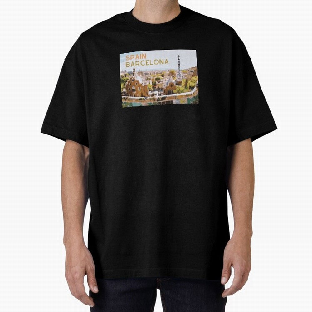 Barcelona Print Classic T-Shirt Celebrate Soccer Greatness during FIFA World Cup 2026 USA Canada Mexico Connected to Cristiano Ronaldo, Haaland and CR7, Argentina and Brazil Energy, Worldwide Fan Energy, Dramatic Goals, Stadium Lights and