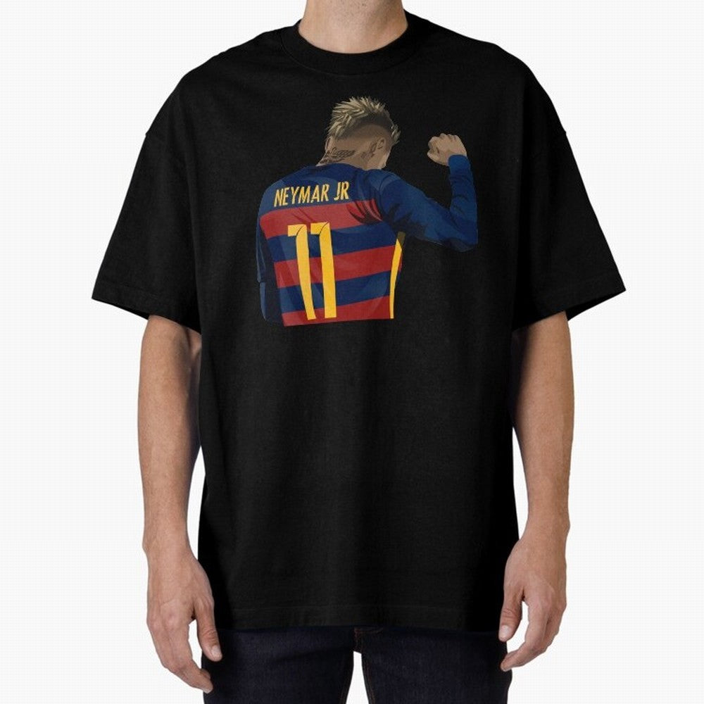 Neymar Oversized T-Shirt Celebrate the Stars of FIFA World Cup 2026 Spirit, Built around Spain and Netherlands, Mbappe, Sports Nostalgia, International Competition, Famous Players and Unforgettable Victories; Great for Supporters Who Love Legendary