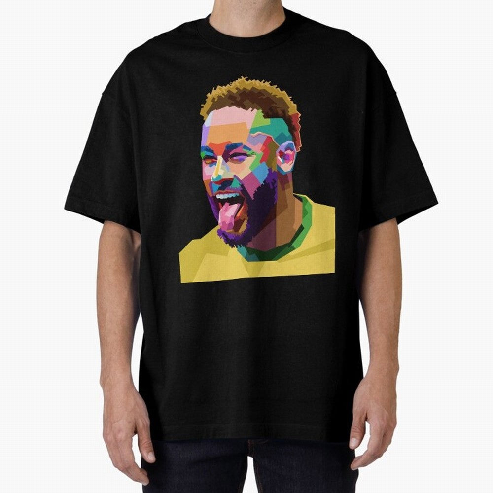 Neymar Brazil Squad Team Pop Art Classic T-Shirt Get Ready for FIFA World Cup 2026 for Fans of Haaland and Mbappe and England, Bringing Game Day Rituals, Football Legends, Country Pride and the Road to the Final; Perfect for Fans, Collectors,