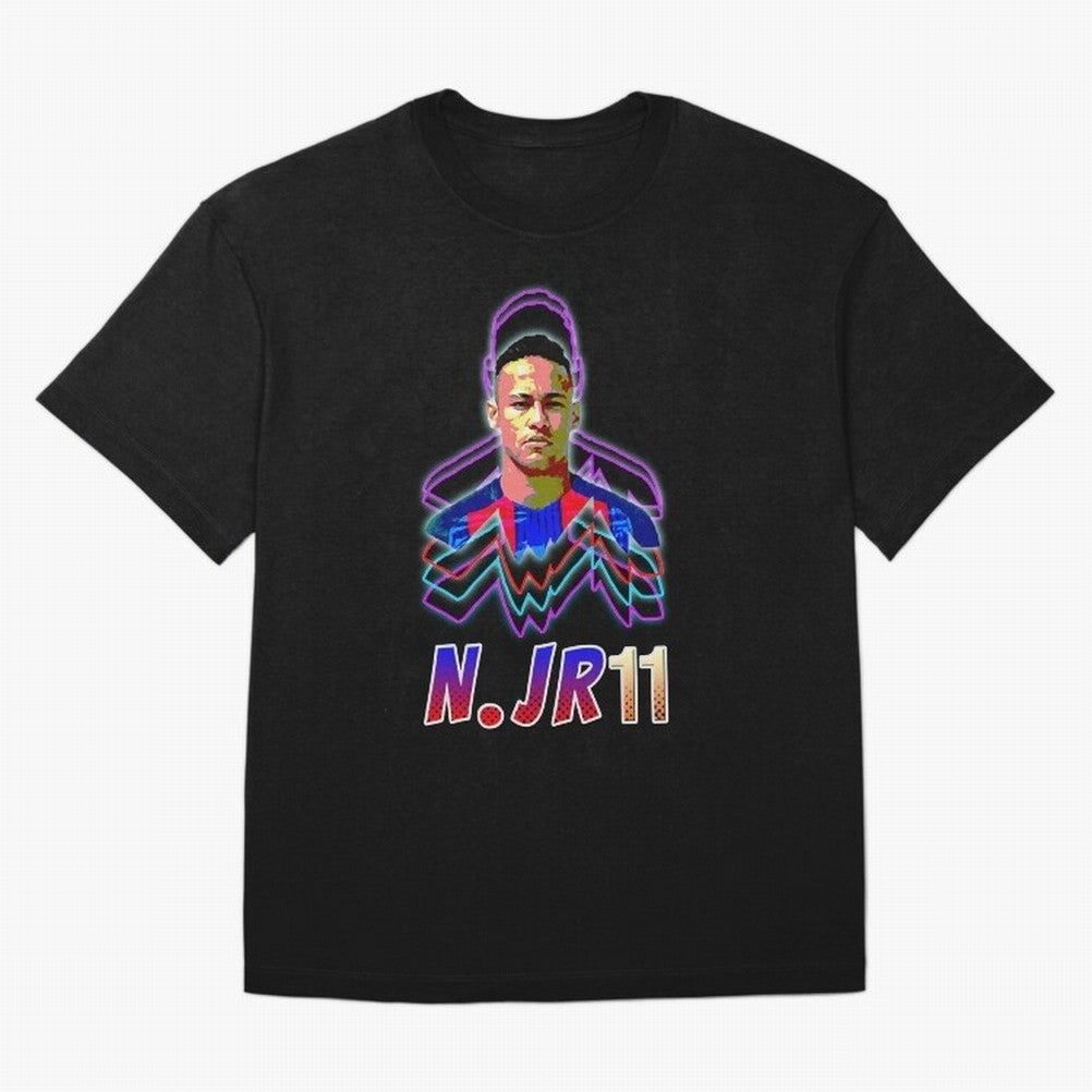 Neymar - Neon T-Shirt Essential T-Shirt Upgrade FIFA World Cup 2026 Inspired by Neymar, France and Portugal Energy, Vintage Soccer Flavor, Modern Football Stars, National Flags and Final Night Emotion; Great for Supporters Who Love Legendary