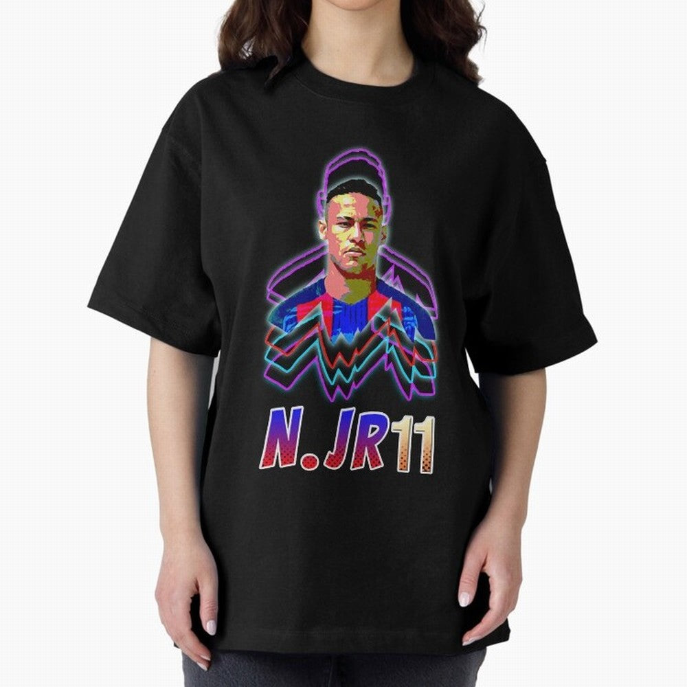 Neymar - Neon T-Shirt Essential T-Shirt Upgrade FIFA World Cup 2026 Inspired by Neymar, France and Portugal Energy, Vintage Soccer Flavor, Modern Football Stars, National Flags and Final Night Emotion; Great for Supporters Who Love Legendary