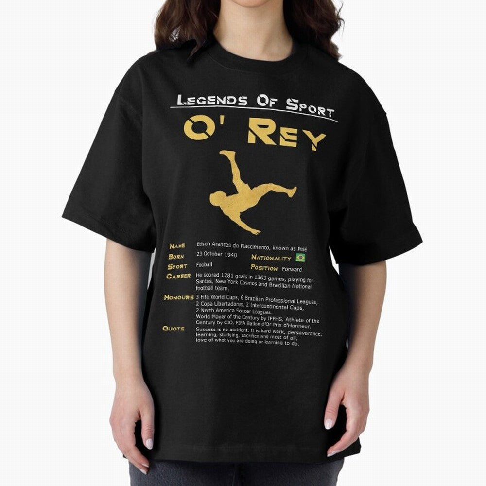 Legends of Sport Pele Pel¨¦ Essential T-Shirt Stand with FIFA World Cup 2026 USA Canada Mexico for Fans of Cristiano Ronaldo and Argentina and Brazil, Bringing Stadium Chants, National Pride, Trophy Dreams and Unforgettable Football Memories; Ideal