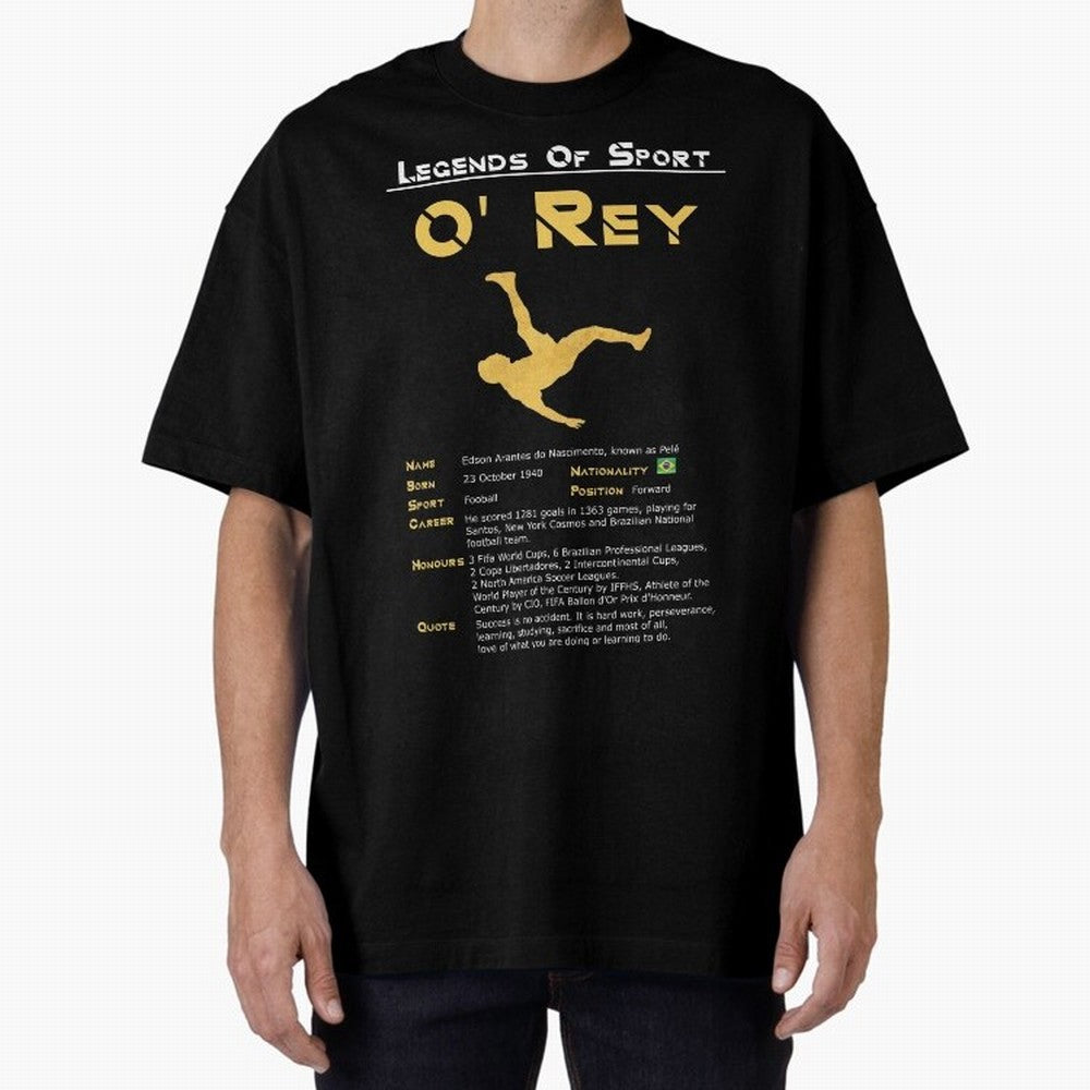 Legends of Sport Pele Pel¨¦ Essential T-Shirt Stand with FIFA World Cup 2026 USA Canada Mexico for Fans of Cristiano Ronaldo and Argentina and Brazil, Bringing Stadium Chants, National Pride, Trophy Dreams and Unforgettable Football Memories; Ideal