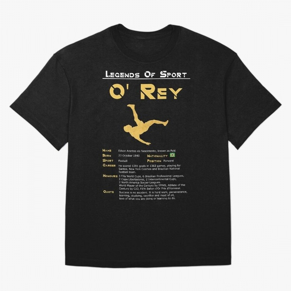 Legends of Sport Pele Pel¨¦ Essential T-Shirt Stand with FIFA World Cup 2026 USA Canada Mexico for Fans of Cristiano Ronaldo and Argentina and Brazil, Bringing Stadium Chants, National Pride, Trophy Dreams and Unforgettable Football Memories; Ideal