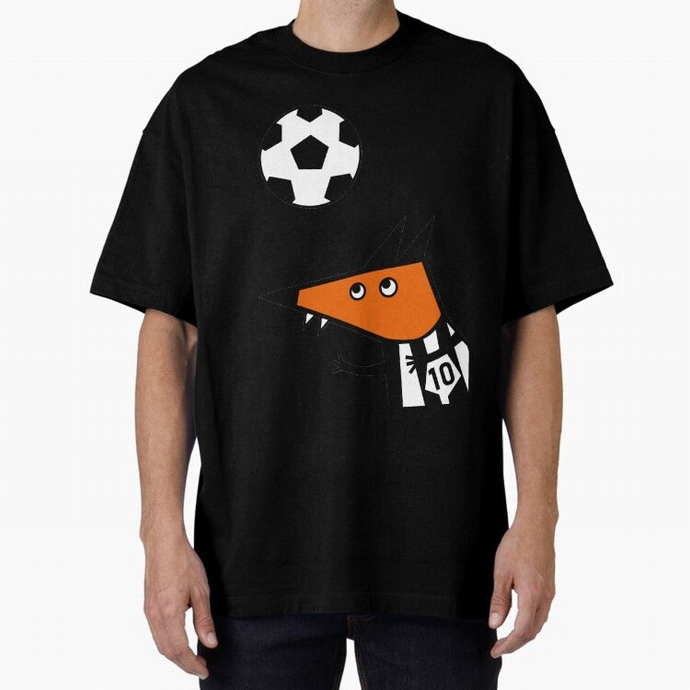 Football FOX Oversized T-Shirt Capture Stadium Memories from FIFA World Cup 2026 USA Canada Mexico for Fans of Messi, Neymar and Mbappe and Germany, Bringing Global Supporter Spirit, Legendary Goals, National Colors and Tournament Celebration;