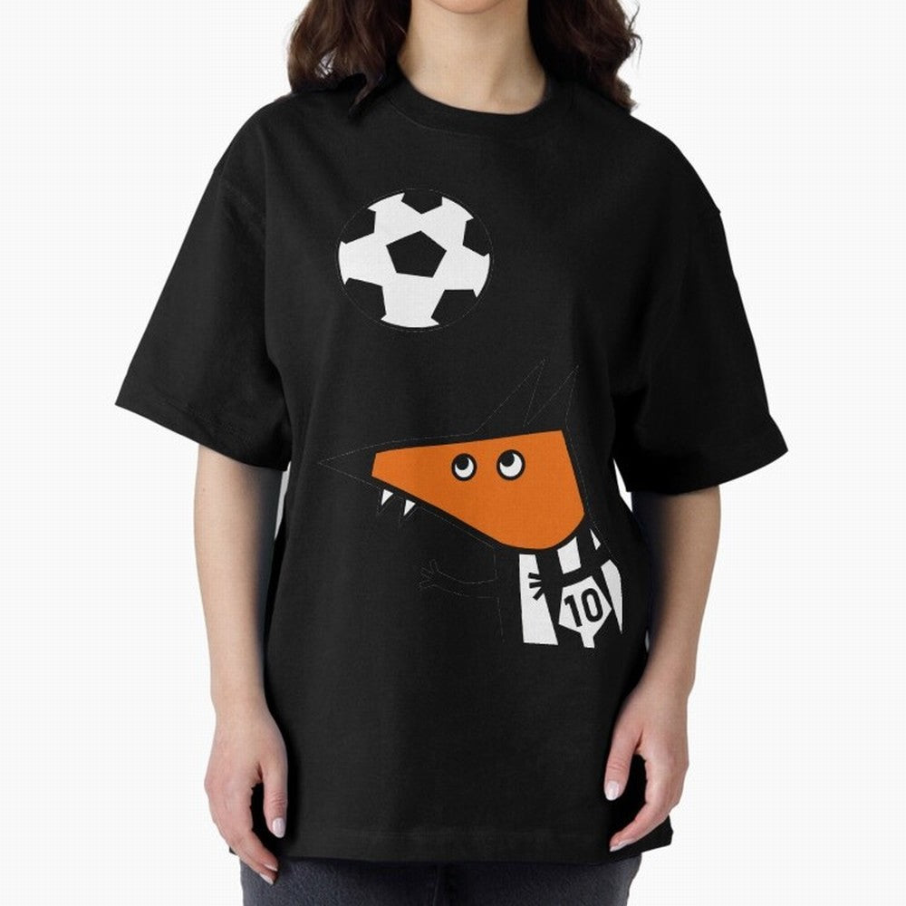 Football FOX Oversized T-Shirt Capture Stadium Memories from FIFA World Cup 2026 USA Canada Mexico for Fans of Messi, Neymar and Mbappe and Germany, Bringing Global Supporter Spirit, Legendary Goals, National Colors and Tournament Celebration;