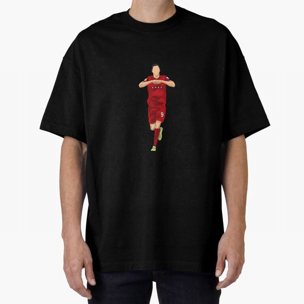 Celebration Oversized T-Shirt Honor Football Greatness during Global Football Passion for FIFA World Cup 2026 USA Canada Mexico, Inspired by Cristiano Ronaldo, Haaland and CR7, Portugal, Football Festival Excitement, Trophy Ambitions, Country