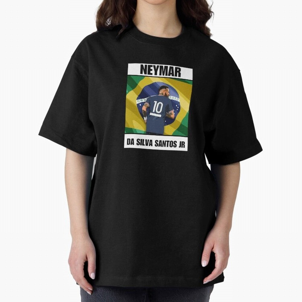 El Ney Oversized T-Shirt Honor Football Greatness during Match Day Hype around FIFA World Cup 2026, Haaland and Mbappe, Argentina and Brazil, Fan Favorite Moments, National Team Passion, Big Match Drama and Soccer History; Ideal for Football Dads,