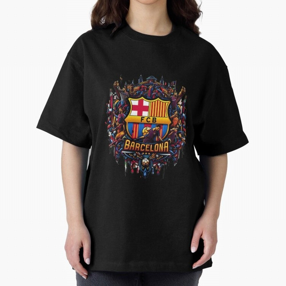 Barcelona - the temple of soccer Oversized T-Shirt Showcase Match Day Hype around FIFA World Cup 2026, Messi, CR7 and Mbappe, England and Germany, Game Day Rituals, Football Legends, Country Pride and the Road to the Final; Built for Supporters