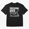 Professional Diver - Funny Soccer Faking Injury Oversized T-Shirt Bring Home the FIFA World Cup 2026 Journey through Mbappe Highlights, Germany Pride, Retro Football Energy, Iconic Rivalries, Trophy Chase Drama and Stadium Atmosphere; Perfect for