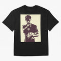 Lamine Yamal black and white Oversized T-Shirt Relive Global Football Passion for FIFA World Cup 2026, Capturing Cristiano Ronaldo, Spain and Netherlands, Retro Football Energy, Iconic Rivalries, Trophy Chase Drama and Stadium Atmosphere; Built for