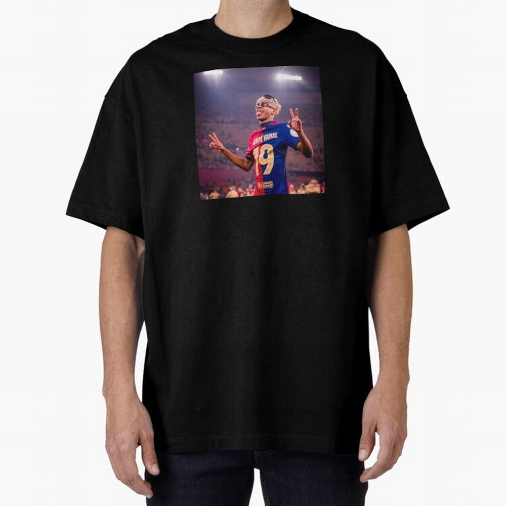Lamine Yamal Oversized T-Shirt Unlock FIFA World Cup 2026 USA Canada Mexico Spirit, with Netherlands, Messi, CR7 and Mbappe, Supporter Pride, Iconic Celebrations, Legendary Names and Global Match Day Energy; Ideal for Fans Who Follow Messi,