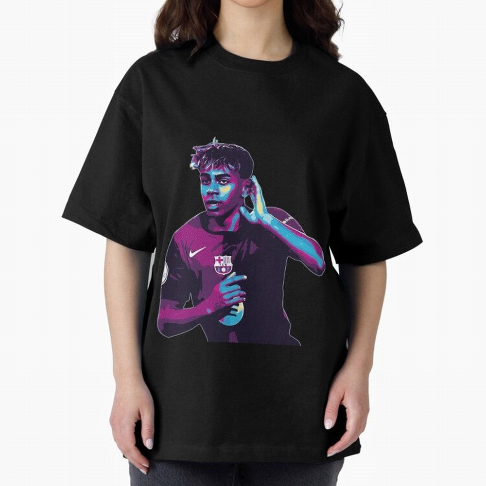 Lamine Yamal goal celebration Oversized T-Shirt Bring Bold Fan Energy to FIFA World Cup 2026 Group Stage Capturing Cristiano Ronaldo, Brazil, Portugal and Argentina Energy, Vintage Soccer Flavor, Modern Football Stars, National Flags and Final