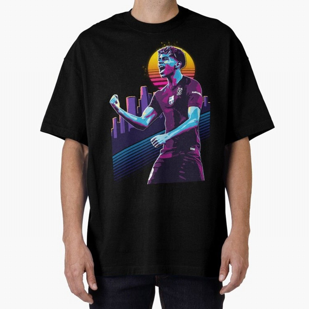 Lamine Yamal celebration 3 Oversized T-Shirt Remember Iconic Moments from FIFA World Cup 2026 Spirit, Made for Spain, Mbappe, Retro Football Energy, Iconic Rivalries, Trophy Chase Drama and Stadium Atmosphere; Ideal for Football Dads, Football