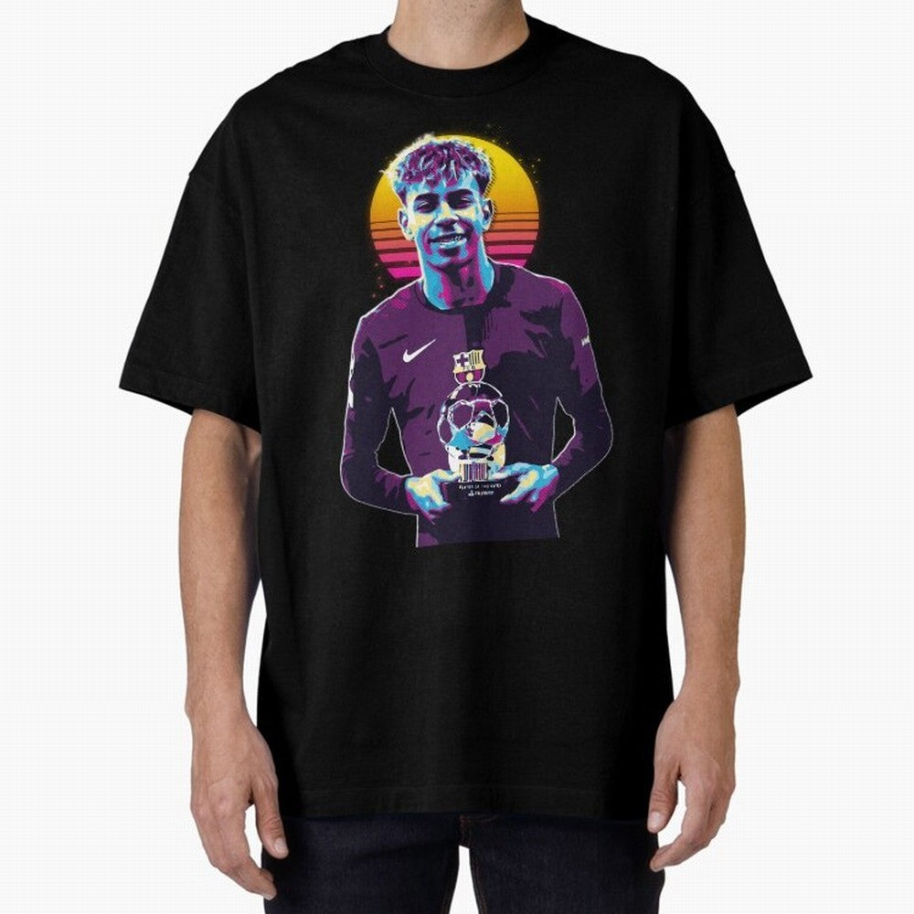 Lamine Yamal holding the trophy Classic T-Shirt Cheer through Every Moment of FIFA World Cup 2026 Group Stage for Fans of Mbappe and France, Bringing Soccer Culture, Superstar Moments, National Team Dreams and Competitive Fire; Great for Watch