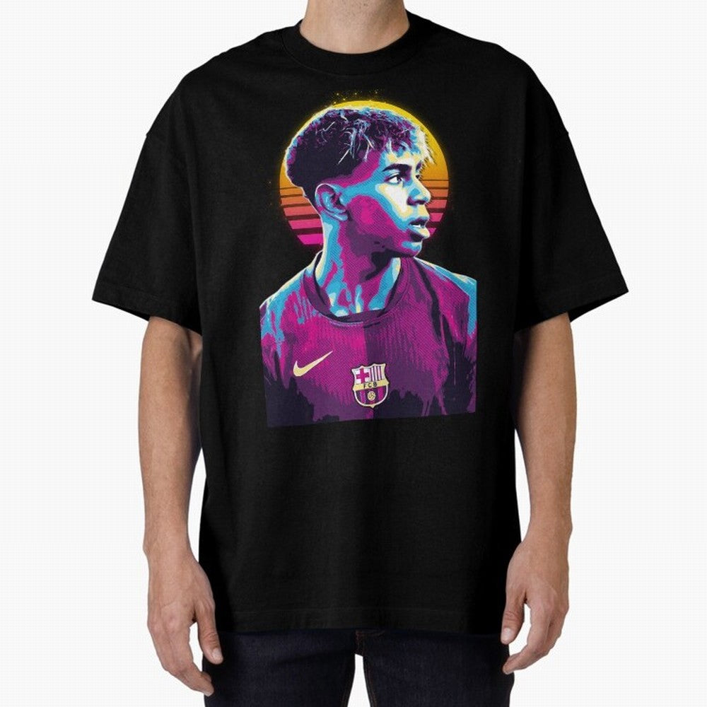 Lamine Yamal youn player the best Oversized T-Shirt Show Support during FIFA World Cup 2026 USA Canada Mexico Spirit, Driven by Brazil, Messi and Cristiano Ronaldo, Championship Spirit, Famous Goals, Roaring Crowds and International Football Unity;