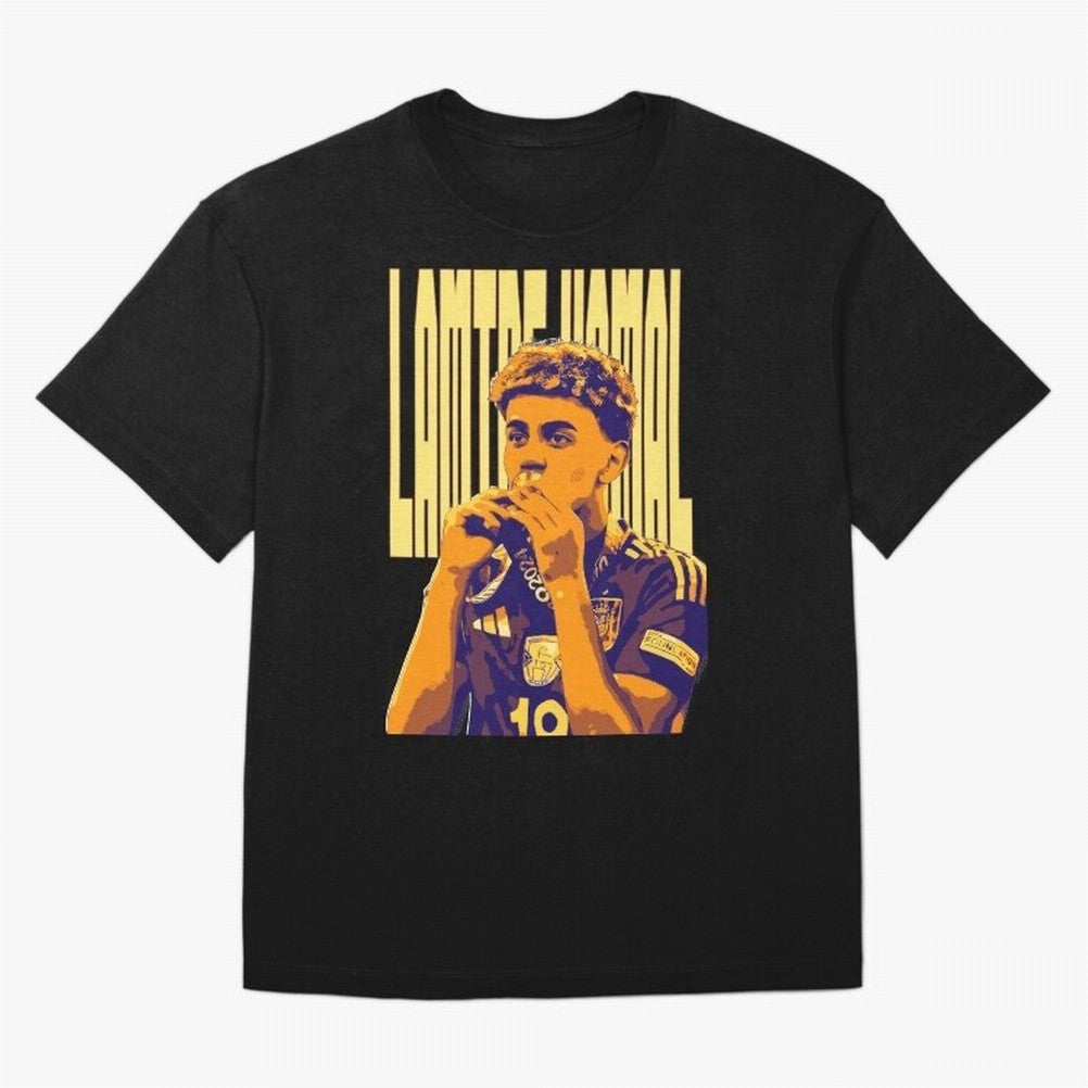 Lamine yamal pop art Oversized T-Shirt Experience FIFA World Cup 2026 Group Stage Spirit, Made for Argentina and Brazil, Cristiano Ronaldo, Soccer Culture, Superstar Moments, National Team Dreams and Competitive Fire; Great for Supporters Who Love