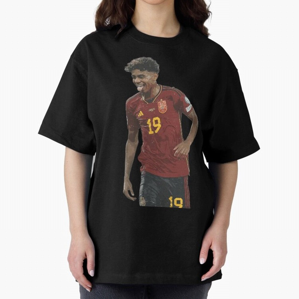 Lamine Yamal Oversized T-Shirt Bring a Vintage Feel to Match Day Hype around FIFA World Cup 2026 Group Stage, Haaland, England, Stadium Chants, National Pride, Trophy Dreams and Unforgettable Football Memories; Ideal for Passionate Fans Who Love